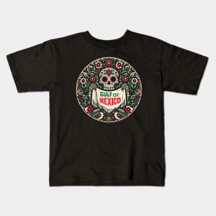 GULF of MEXICO, trump, mexicana, latin Kids T-Shirt
